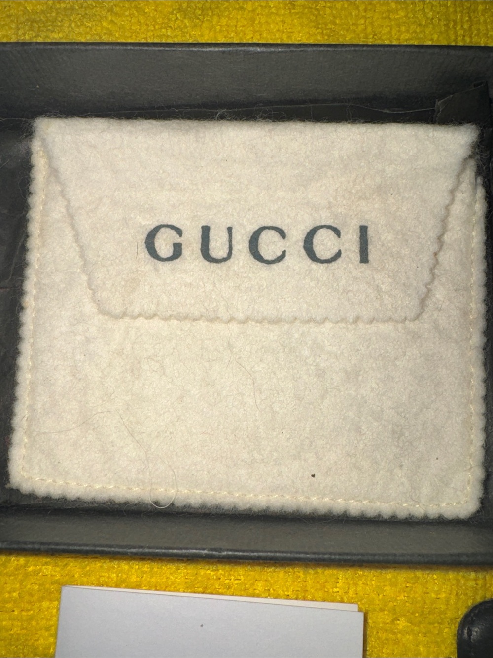 Gucci Black Leather Men's Card & Key Holder with Branded Box - Picture 10 of 13